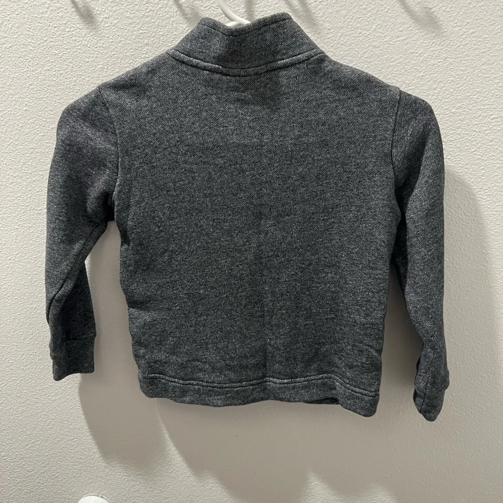 Children’s place toddler boys quarter‎ zip sweater size 4t